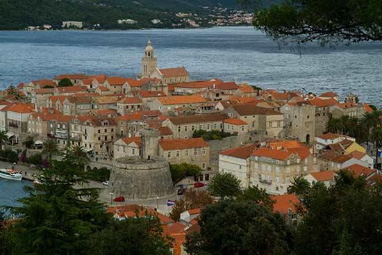 ville-ile-Korcula-Croatie