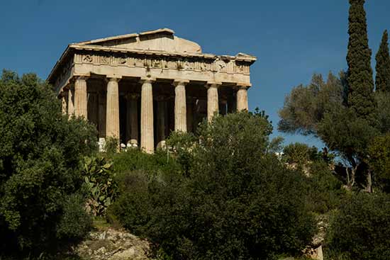 Athènes-en-famille-temple-agora