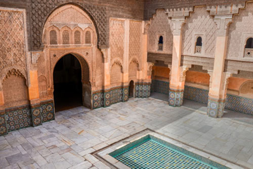 marrakech avec enfants medersa